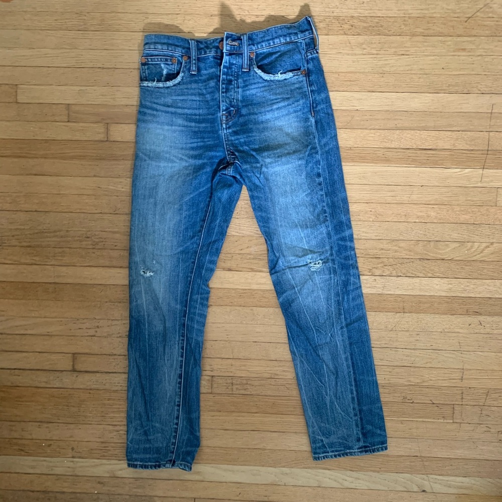 Madewell cruiser straight jeans